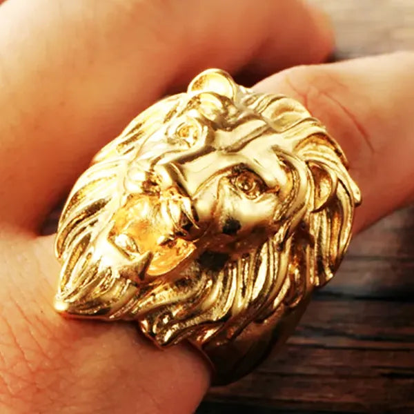 26mm Lions Head Ring