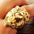 26mm Lions Head Ring