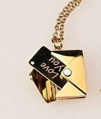 ladies jewelry, love letter, pendant, rose gold, A Man of Steel 13