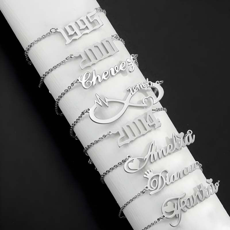 Ladies Personalized Name Chains