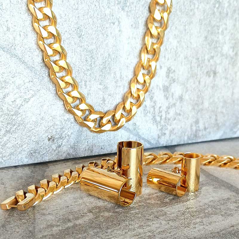 Gold, Silver Barrel earrings, Huggies and Loops sizes 15mm, 20mm and 28mm Huggies