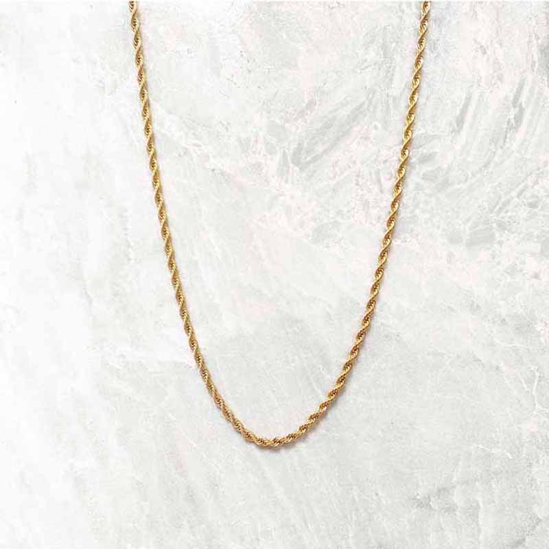 5mm Rope Chains pendant, mens jewelry, gold, silver, chain, rope, box chain (3)