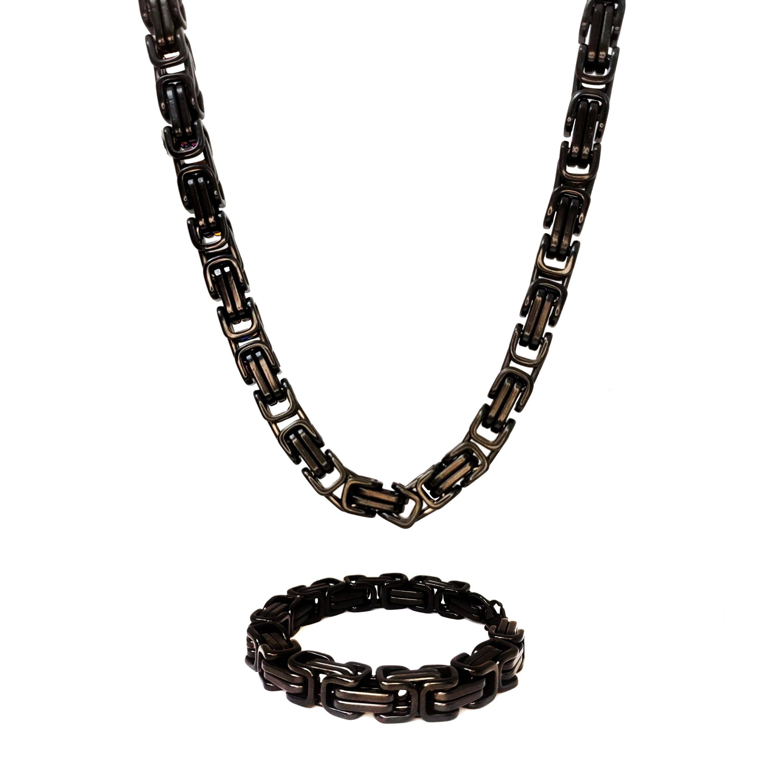 10mm Black Machine Bracelet