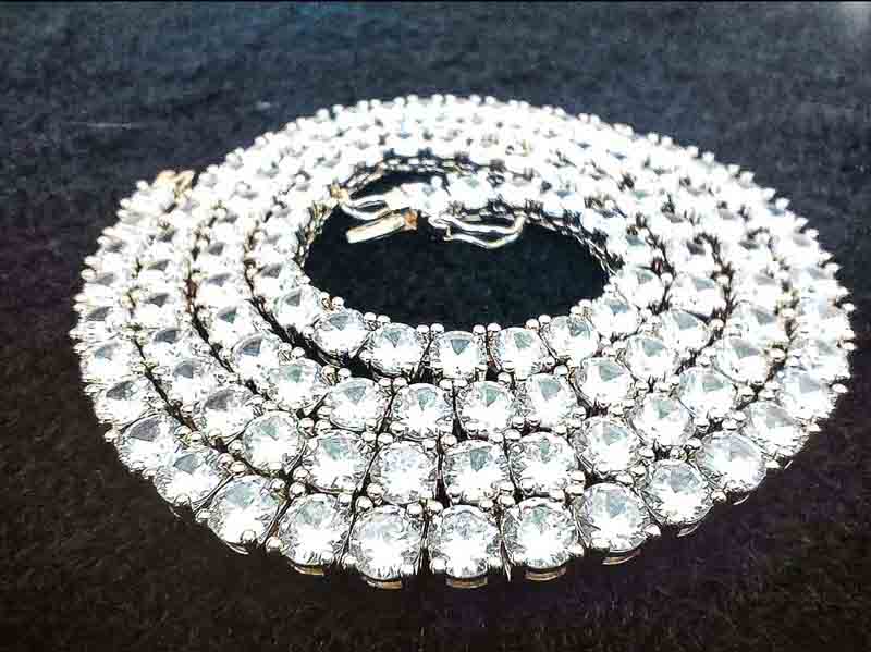 Tennis chains, bracelets, 5mm tennis, bling, ice, mens jewelry, A Man of Steel, 3