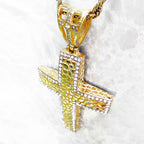 Iced out Hip Hop, large cross pendants and chains available in gold and silver. Bling Streetwear inspired by Hip Hop Culture.