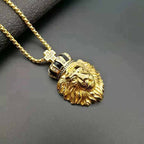 amanofsteel.co.za, a man of steel, lion pendant, gold, bling, ice (3)