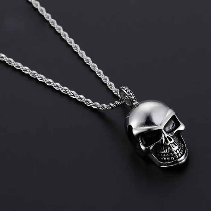 amanofsteel.co.za, a man of steel, pendant, skull pendant, stainless, gothic