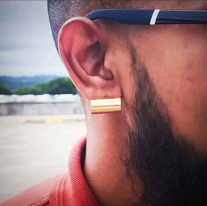 Gold, Silver Barrel earrings, Huggies and Loops sizes 15mm, 20mm and 28mm Huggies