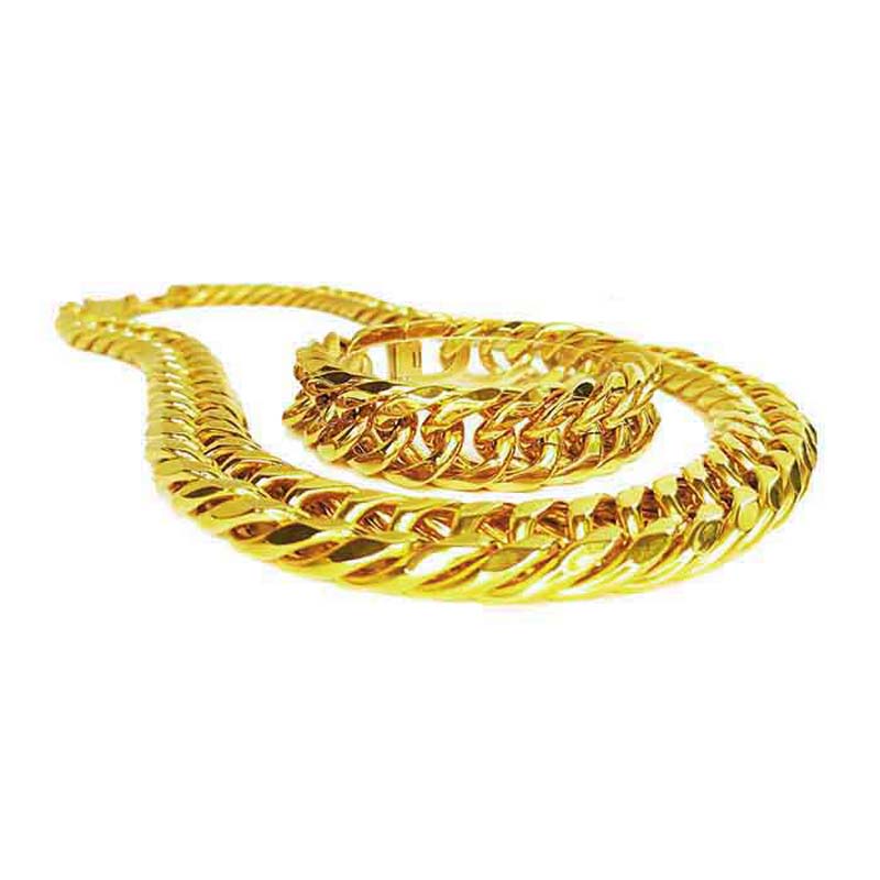 cuban link, gold, mens jewelry, chain, bracelet, wrist chain, A Man of Steel