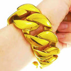 cuban link, mens jewelry, gold, stainless, silver, A Man of Steel, chain, bracelet, 24_1