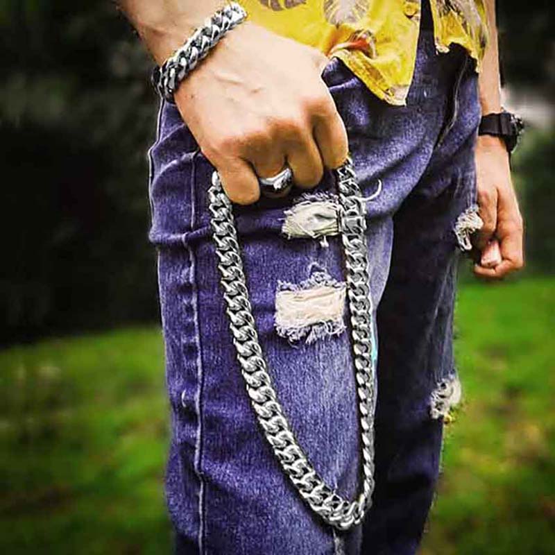 cuban link, miami hiphop, mens jewelry, chain, bracelet, wrist chain, bling, gold, A Man of Steel, 8