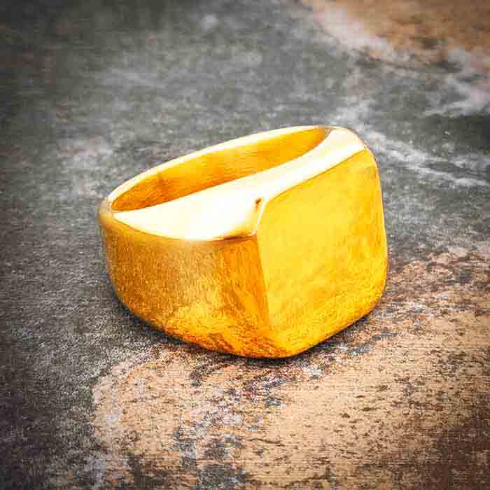 signet ring, gold, stainless steel, silver, mens jewelry, a man of steel, rings, mens style