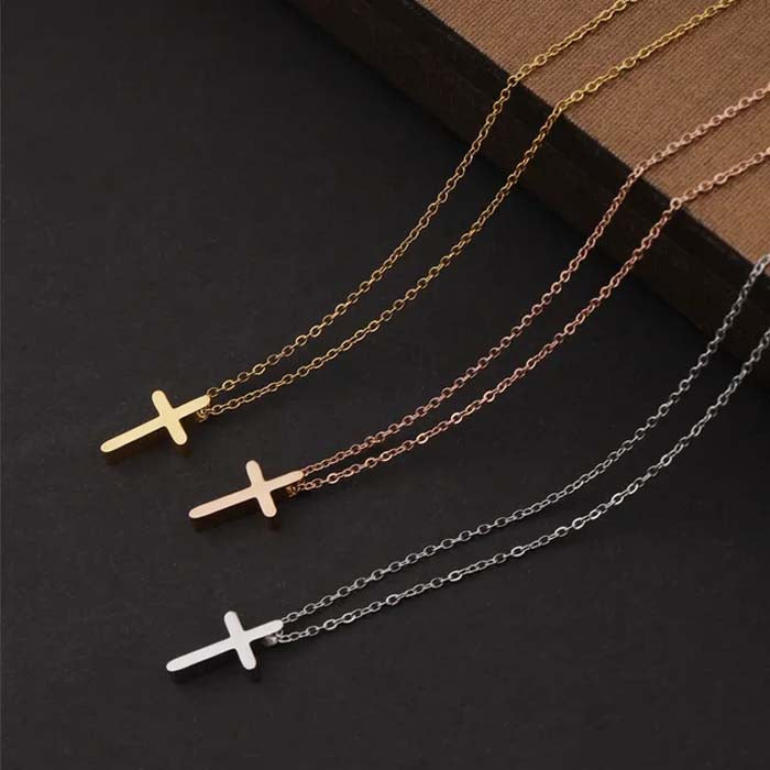 ladies jewelry, gifts, cross, pendants, chains, gold, rose gold, silver (5)
