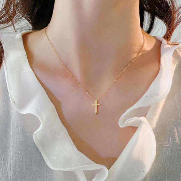ladies jewelry, gifts, cross, pendants, chains, gold, rose gold, silver (5)