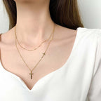 ladies jewelry, gifts, cross, pendants, chains, gold, rose gold, silver (7)