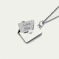 ladies jewelry, love letter, pendant, rose gold, A Man of Steel 1
