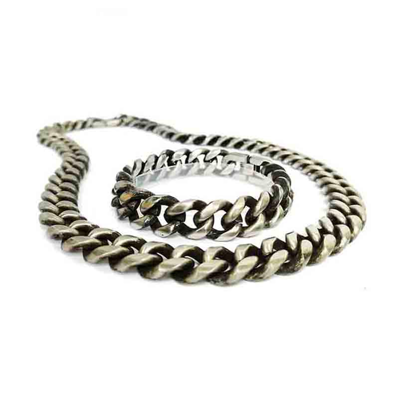 mens jewelry, grit, neck chain, wrist chain, chain, stainless, A Man of Steel, 1