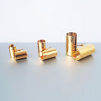 Gold, Silver Barrel earrings, Huggies and Loops sizes 15mm, 20mm and 28mm Huggies